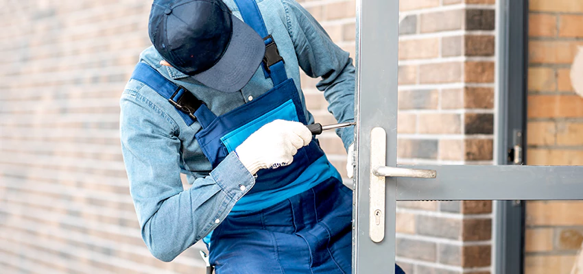 Pivot Storefront Door Locks Installation in Los Alamitos, California